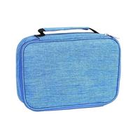 QAUUCP Colored Pen Organizer Bag Large Capacity 72-Hole Artistic Pencil Case Drawing Sketch Pen Curtain Storage Bag Stationery Box Creative Style Oxford Cloth(Color2)