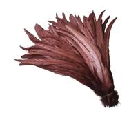 QAUUCP Craft Feathers 100Pcs/Set Colored Feathers for Crafts Fly Tying Materials Carnival Wedding Decoration(Color 9,10-12inch 25-30cm)