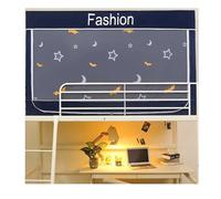 QAUUCP Dormitory Bunk Bed Curtains Dormitory Blackout Bed Curtains One-piece Mosquito Net For Student Upper Bunk Bracket Canopy Tent For Bedroom Decoration(Color1,90x190x90cm-down bed)