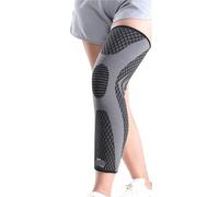 QAUUCP Full Leg Compression Sleeves 1pc Full Leg Compression Sleeves For Men And Women Long Knee Brace Support For Basketball, Running, Workout, Cycling, Sports(M)