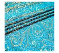 QAUUCP Jacquard Fabric Pattern Jacquard Brocade Fabrics Jacquard Damask Dress Sewing Material for DIY Cheongsam And Kimono Dress Women Fabric(Color 5)