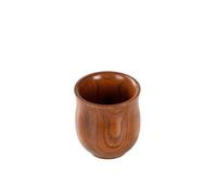 QAUUCP Wooden Mug Wild Jujube Wood Belly Mug Creative Solid Heat-Resistant Tea Cup(Color10)