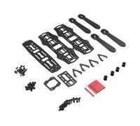 QAV250 Aerodynamic Fiber Frame Stability Smooth Flight Efficiency High Strength Fiber Quadcopter Frame Easy Assembly Durability Design