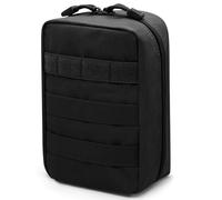 Qavctw Tactical EDC Pouch Utility Organizer Molle Pouches EMT Ifak Medical First Aid Kit Utility Pouch with Two Zippers for Outdoor Tactical Survival Bag