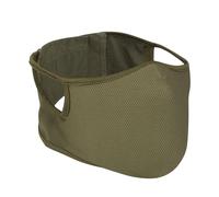 Qavctw Tactical Shooting Mask - Foldable Airsoft Silicone Half Face Mesh Military Mask for Shooting, Riding, Climbing, Paintball, Hunting, M-Green