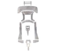 QAWRYV For Arrma 1/7 For Felony For Infraction For Limitless Metal For Chassis Armor Protection Skid Plate Front Bumper RC Car Upgrade Parts RC Car Parts(1 Set)