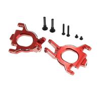 QAWRYV For Arrma 1/8 For Mojave 4S 1/10 For Kraton For Outcast 4S 4X4 For BLX Metal C Hub Carriers Caster Blocks RC Car Upgrade Parts RC Car Parts(Red)