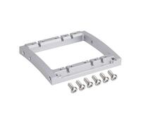 QAWRYV For Capra For SCX10 II Axle Comp DIY TGH Rails For LCG 1/10 Machined Aluminum Dual Servo Mount RC Crawler For Chassis Kit RC Upgrades(Silver)