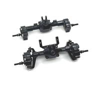 QAWRYV For FMS For FCX24 1/24 Metal Portal Axle Complete Front And Rear RC Car Upgrade Parts Accessories RC Upgrades(Black,Set)