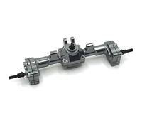 QAWRYV For FMS For FCX24 1/24 Metal Portal Axle Complete Front And Rear RC Car Upgrade Parts Accessories RC Upgrades(Gray,Rear)