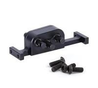 QAWRYV For LCG 1/10 Aluminum Transfer Case Gearbox RC Crawler For Chassis 30% Speed Reduction DIY Reversible Rotation Feature RC Upgrades(Black)