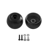 QAWRYV For LOSI 1/4 Promoto MX Electric Motorcycle Pom Side Wheel Auxiliary DIY Modification Accessories RC Upgrades(Black)