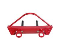 QAWRYV For MN For MN128 1/12 Aluminum Alloy Front Bumper Upgraded Crash Belt Winch Hole RC Car Protect RC Upgrades(Red)