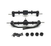 QAWRYV For MN168 OP 1/12 Accessories Metal Upgrade Parts Kit Front And Rear Door Bridge Assembly 12mm Coupler Rc Crawler Car Truck RC Upgrades(Black)