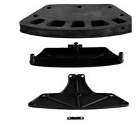 QAWRYV For Wltoys For Racing LC EMB-WRC EP144001 144002 144010 124016 17 18 19 1:14 RC Cars 4WD On Off Road For Rally Bumper Set Black RC Car Shock Absorber(Size2)