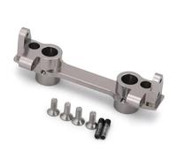 QAWRYV For Wrangler For Axial For SCX10 I II 90047 90046 1/10 RC Crawler Car Aluminum Front Bumper Mounts Stand Girder Mount Parts RC Car Shock Absorber(Gray)