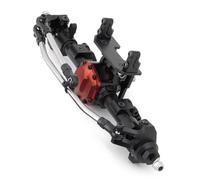 QAWRYV RC Axle Models For Axial For SCX10 II 90046 1/10 Front Rear Axle CNC Metal Straight Complete RC Crawler Car Model Accessories Assemble(Front)