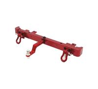 QAWRYV RC Bumper Accessories Compatible With MN For MN82 LC79 1/12 RC Car Upgrade Modification Accessories Parts Metal Rear Bumper Trailer Hook(Red)