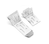 QAWRYV RC Car Accessories For Arrma For Typhon For Grom Mega 1/18 Stainless Steel Metal Bumper Chassis Protection Skid Plate RC Car Upgrade Accessories