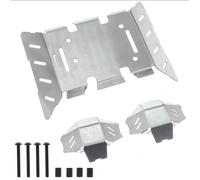 QAWRYV RC Car Accessories For Axial Axp8 Gilamon 1/8 Stainless Steel Metal Bumper Chassis Protection Skid Plate RC Car Upgrade Accessories