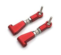 QAWRYV RC Car Accessories For HNR H9802 For Dodge H9803 For Horse E30 Version 1/10 RC 4WD Metal Accessories Front Upper For Swing Arm Parts Upgrade Replacement(Red)