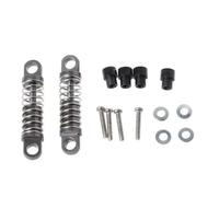 QAWRYV RC Car Accessories For Wltoys K969 K989 P929 1/28 4Pcs Alloy Shock Absorber Damper Oil Filled Type Rc For Hobby Model Car Drift For Rally(Titanium)