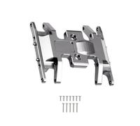QAWRYV RC Car Parts For Axial For SCX24 90081 1/24 Metal Gearbox Mount Base Transmission Holder Skid Plate RC Crawler Car Parts And Accessories Upgrade Replacement(Gray)