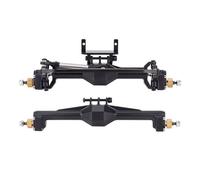 QAWRYV RC Car Parts For TRX4M 1/18 10mm Diamond CNC Brass Portal Axles With Lay Down Servo Mount Links RC Crawler Axle Upgrade Parts Accessory Replacement