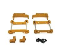 QAWRYV RC Car Parts For Wltoys 144001 144010 144016 144018 124017 124019 124007 124008 Metal Arm Code Servo Mount Battery Holder Rc Car Parts Replacement(Yellow)