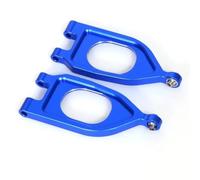 QAWRYV RC Car Swing Arm For Arrma 2wd For Gorgon 1:10 Rc Car Monster Truck Upgrade Parts Aluminum Alloy Front For Swing Arm Replacement Ara330752(Blue)