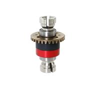 QAWRYV RC Car Upgrade Parts For Arrma 1/18 For Granite For Typhon For Grom 1/14 For Mini For Mojave For Grom RC Car Metal Differential Upgrade Parts Accessories(Silver Red)