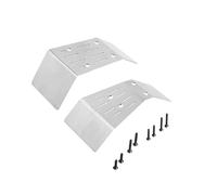 QAWRYV RC Frame Parts For Arrma For Gorgon 1/10 2WD Stainless Steel Front And Rear Chassis Protector Kit RC Car Monster Truck Accessory Upgrades Replacement Repair