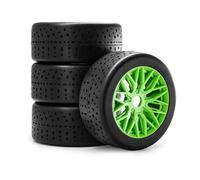 QAWRYV RC Models Components For Arrma For Infraction Beyond 6S F1 D265 1/7 1/8 Limitations Flat Running Wheel Tire RC Car Upgrade Parts Accessories(Green)