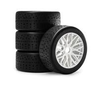 QAWRYV RC Models Components For Arrma For Infraction Beyond 6S F1 D265 1/7 1/8 Limitations Flat Running Wheel Tire RC Car Upgrade Parts Accessories(WHITE)