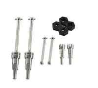 QAWRYV RC Models Components For Arrma For Mini For Mojave For Grom 1/14 Steering Block Suspension Arm Drive Shaft Gearbox Cover Upgrade Parts Accessories(Black,G)