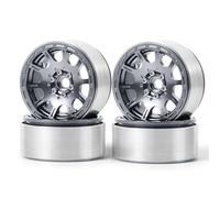 QAWRYV RC Models Components For Axial For Wraith 90048 90053 RBX10 For Baja For Rey 1/10 4PCS 2. Wheels And Tires Set RC Crawler Car Upgrade Parts(Titanium A)