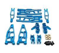 QAWRYV RC Models Components For Fs For Racing For Tank For Atom Sharks Leopard For Focus 6S 1/8 Front And Rear Suspension Arm Steering Block RC Car Parts(Blue)