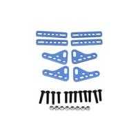 QAWRYV RC Models Components For Scx10 For Trx4 For Trx6 1/8 1/10 Multi Color Dual Shock Mounts Crawlers Scale RC Upgrade Parts Accessories(Blue)