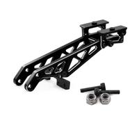 QAWRYV RC Modifications Spare Compatible With ARRMA For KRATON V6 For NOTORIOUS ARA320758 1/8 RC For Buggy/Truck Upgrade Parts Aluminum Rear Wing Mount W314(Black)
