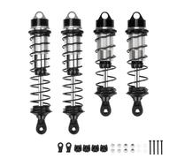 QAWRYV RC Modifications Spare Compatible With Arrma For Mojave EXB For Outcast For Notorious 1/7 1/8 RC Car Parts 4 Pcs/set Front And Rear Shock Absorber Damper