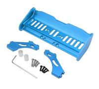QAWRYV RC Modifications Spare Compatible With MJX For Hyper Go M162 163 16207 16208 16209 16210 H16 1/16 RC Car Upgrade Parts Metal Upgraded Tail Wing(Blue)