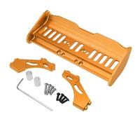 QAWRYV RC Modifications Spare Compatible With MJX For Hyper Go M162 163 16207 16208 16209 16210 H16 1/16 RC Car Upgrade Parts Metal Upgraded Tail Wing(Yellow)