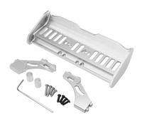 QAWRYV RC Modifications Spare Compatible With MJX For Hyper Go M162 163 16207 16208 16209 16210 H16 1/16 RC Car Upgrade Parts Metal Upgraded Tail Wing(Silver)