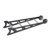 QAWRYV RC Modifications Spare Compatible With Traxxas Drag For Slash C10 1/10 RC Car Upgrade Parts Accessories Carbon Fiber Pattern Wheelie Bar Mount