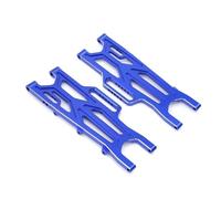 QAWRYV RC Modifications Spare For Arrma 1/10 For Kraton 4X4 4S V2 For BLX For Outcast ARA330710 Metal Rear Suspension Arms For Swing Arm RC Car Upgrade Parts(Blue)