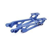QAWRYV RC Modifications Spare For Arrma 1/8 6S For Kraton For Typhon For Talion For Senton For Outcast For Notorious Metal Rear Wing Mount Set RC Car Upgrade Parts(Blue)