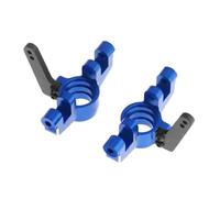 QAWRYV RC Modifications Spare For Arrma 1/8 For Mojave 4S 1/10 For Kraton For Outcast 4X4 For BLX Metal Steering Steering Blocks RC Car Upgrade Parts(Blue)
