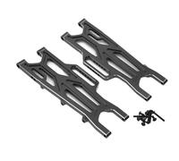 QAWRYV RC Modifications Spare For Arrma For Kraton For Outcast 4X4 4S V2 For Blx 1/10 RC Car Upgrade Parts Metal Rear Suspension Arms For Swing Arm ARA330710(Black)