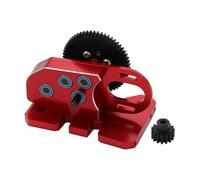 QAWRYV RC Modifications Spare For Axial For SCX10 III II 90046 For Capra For TRX4 1/10 For LCG 2Low Gearbox Middle Transmission Box W/Overdrive Gear RC Upgrade Part(Red)