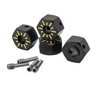 QAWRYV RC Modifications Spare For Scx10 For Pro Upgrade Parts 1/10 Wheel Hex Adapters Coating Brass Metallic Body RC Crawler For Axial Remote Control Car Accessories